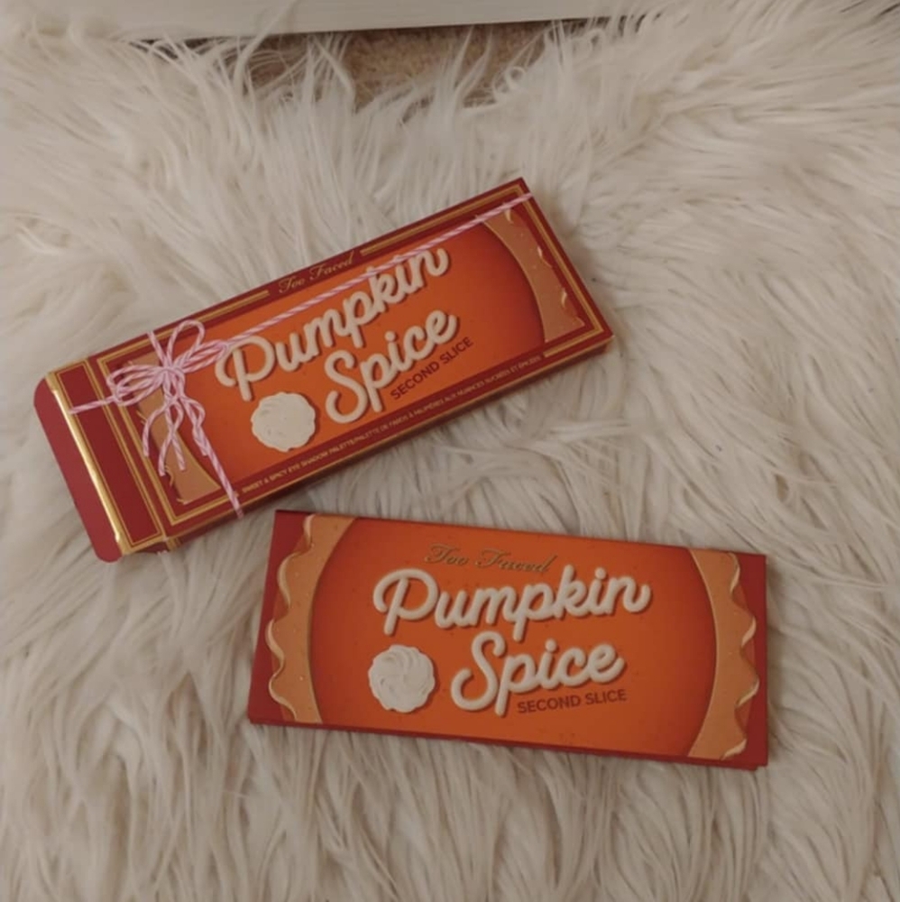 💖FIRM! NWT TOO FACED PUMPKIN SPICE SECOND SLICE EYESHADOW PALATTE LIMITED EDITI